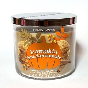 PUMPKIN SNICKERDOODLE 3 Wick Candle